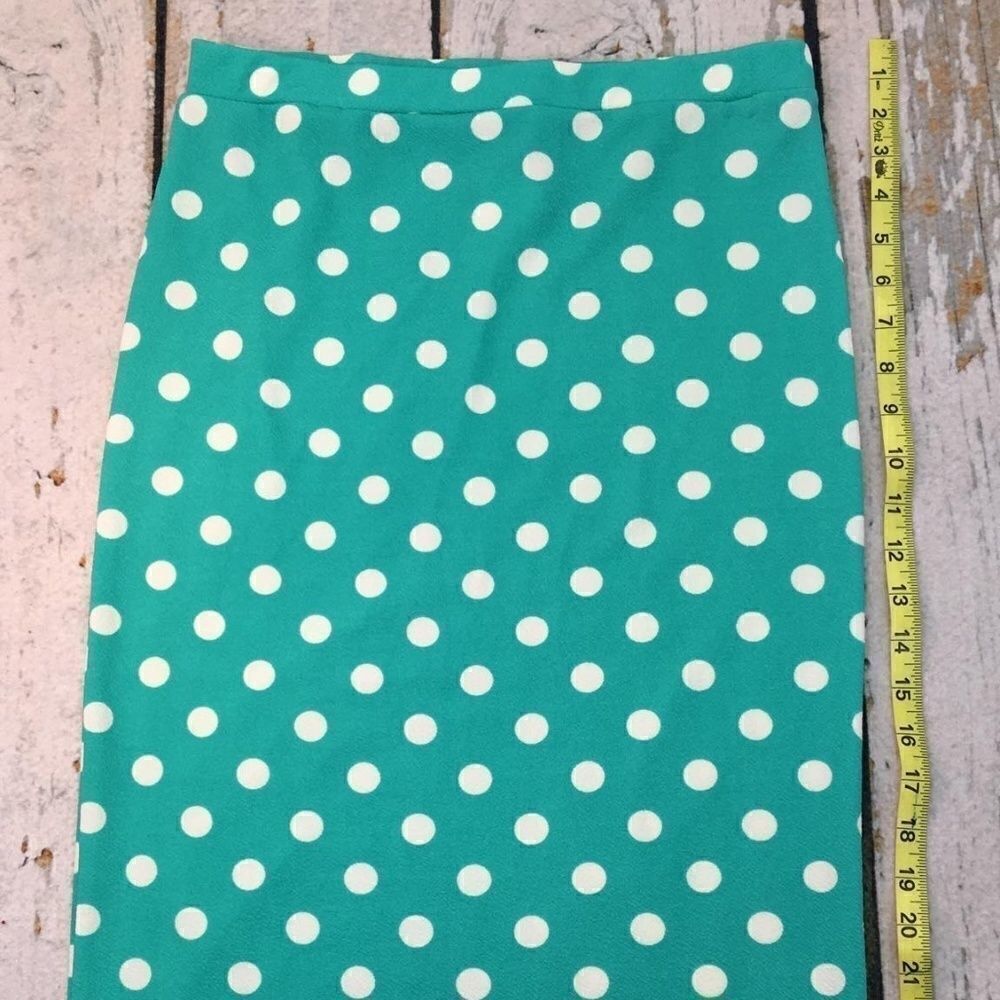 NEW Mint polka-dot pencil skirt - Picture 3 of 8
